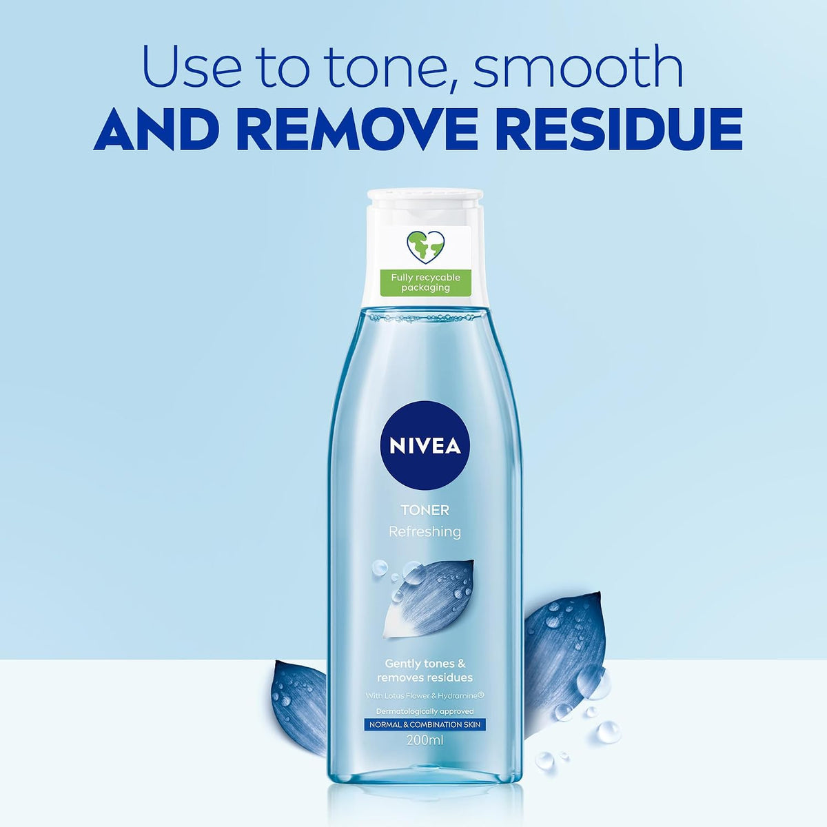 Nivea Visage Daily Essentials Refreshing Toner (Foam), Pack of 200ml