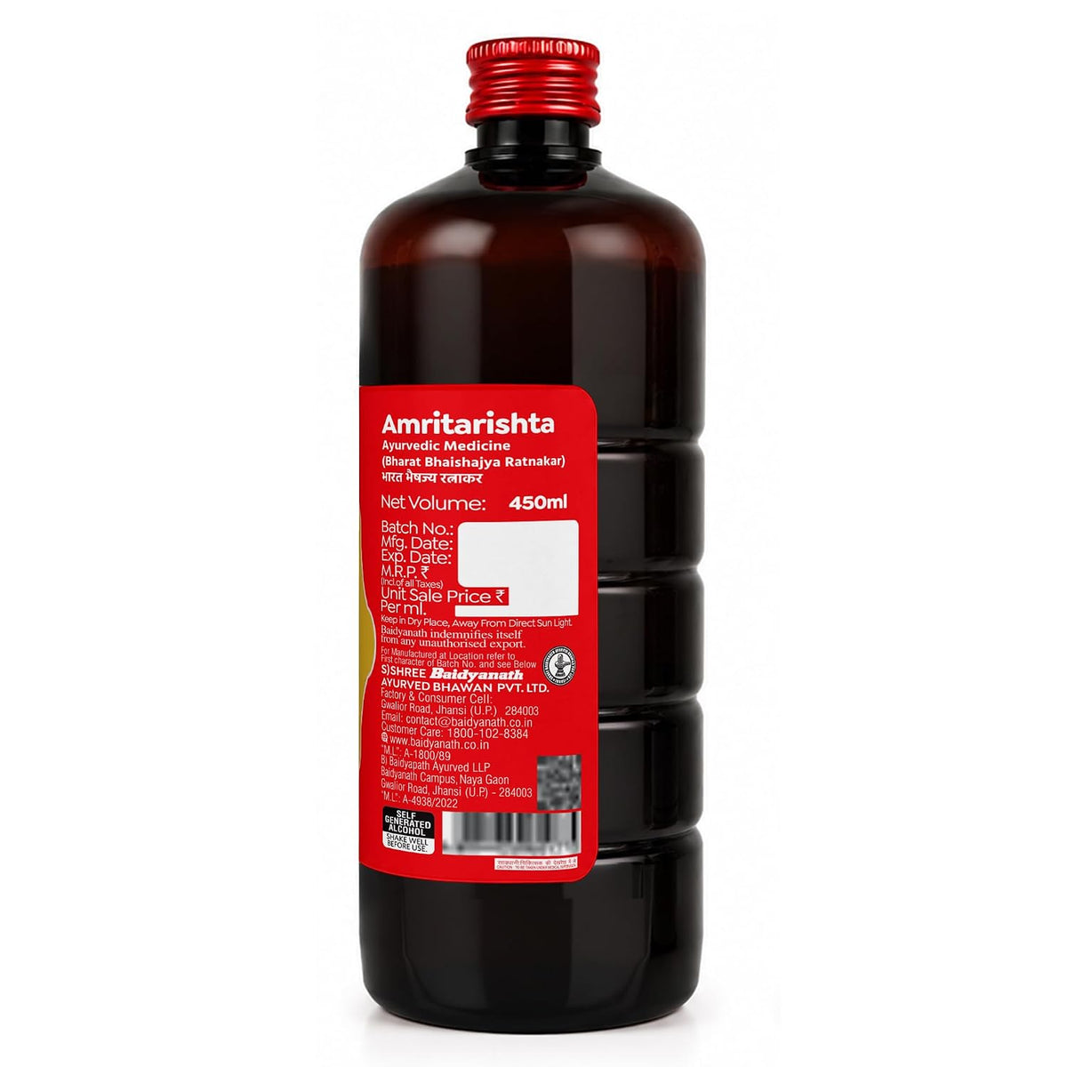 Baidyanath Amritarishta, 450 ml