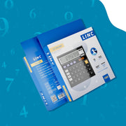 Linc LC-512 Desktop 12 Digits Series GST & Tax Calculator, 120 Steps Check, Black,Pack of 1