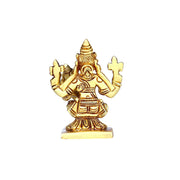 Aalayam Selveer Brass Lakshmi Hayagreevar Idol for Pooja (8 cm, 275g)