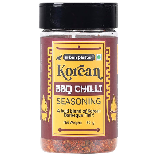 Urban Platter Korean BBQ Chilli Seasoning, 80g (Plant-Based | Bold BBQ-Style Grilling | Signature Korean-Style Flavour)
