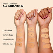 INSIGHT Cosmetics Cush On You Foundation Caramel Tan | Lightweight Liquid Foundation for Smooth Natural Finish | Buildable Coverage Makeup Base for Everyday Use | Long Lasting Face Makeup-20g