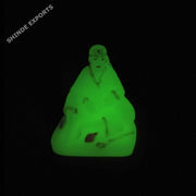 SHINDE EXPORTS Lord Saibaba Night Glow (Radium) Idol 3 inches for car Dashboard and Gifting
