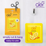 Godrej aer Power Pocket Bathroom Gel Freshener Assorted Pack of 6 (30G) | Lasts Up to 30 Days