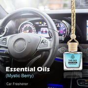The Old Natural Car Freshener with Essential Oils Fragrance in Glass bottle with Wooden Diffuser Lid | Car Perfume 20ml