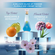 Yardley London Country Breeze Perfume Spray Floral Fruity Scent| 90% Naturally Derived| Verbena & Tulips Perfume For Women| 100Ml
