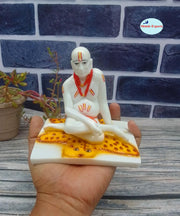 SHINDE EXPORTS Shree Swami Samarth murti Idol Statue for car Dashboard (11.5cm)