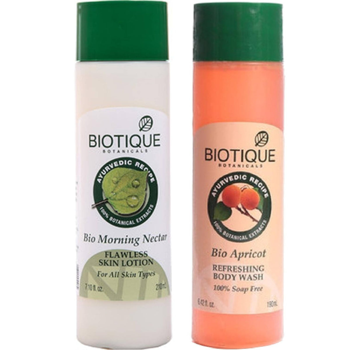 Biotique Combo Of Apricot Body Wash And Skin Lotion