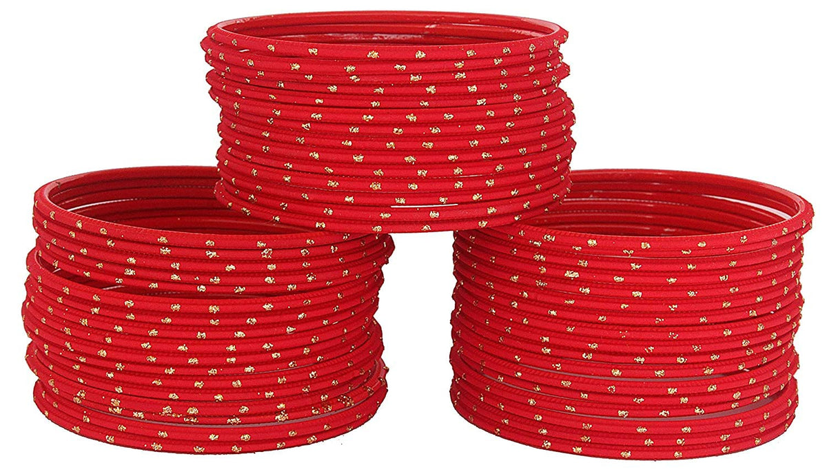 NMII Bangle Set for Women (Red) (MNY1-Red-2.4)