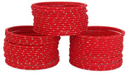 NMII Bangle Set for Women (Red) (MNY1-Red-2.4)