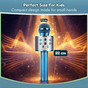 Toy Imagine Rechargeable Karaoke Mic for Kids Wireless Bluetooth Mike for Singing, Practice Microphone for Kids, Music Singing Toy Birthday Gift for Boys & Girls 3+ (Assorted)