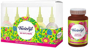 Fevicryl Pidilite Acrylic Colour (500 ml, Dark Brown) 3D Outliners Regular Kit 20ml x 5 | Multi Colour