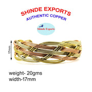 SHINDE EXPORTS pure copper kada bracelet for men