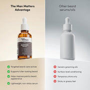 Man Matters BeardGro Beard Growth Serum for Men 30ml | 4% Anagain, 1% Rosemary, 2% Aminexil | Promotes Thicker Beard Growth, Reduces Patchy Beard , Fast Absorption and Lightweight | Pack of 2
