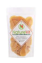 NatureVit Ready to Fry Pani Puri Papad, 400g I Oval Papad | Hygienic & Tasty I Golgappe | Golgappa