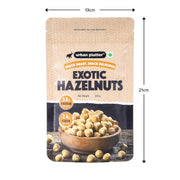 Urban Platter Exotic Hazelnuts, 200g, (Protein & Fiber Rich, For Confectionery, Baking, Nut Pastes & Dessert)