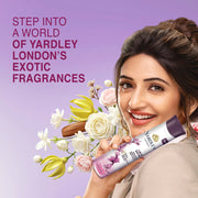 Yardley London Lace Satin Perfumed Deodorant Body Spray| Fresh Floral Scent| 90% Naturally Derived| Deo Spray| Body Deodorant for Women| 150ml