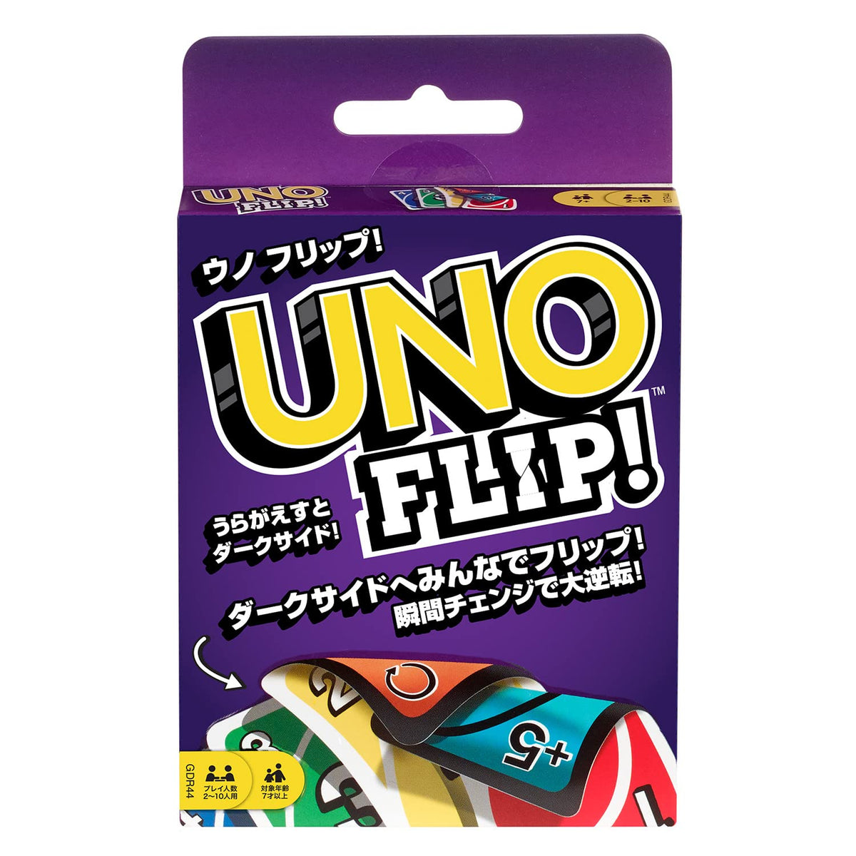 Mattel Games Uno Flip Side Card Game For Adult (Pack Of 2),Multicolor
