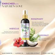 DABUR Vatika Rosemary Hair Growth Oil With Hibiscus & Coconut Oil - 100Ml | Stimulates Hair Growth And Thickness | Reduces Hair Fall | Co-Created With Dermatologist | No Mineral Oil |Animal Test Free