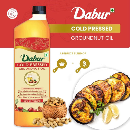 Dabur Cold Pressed Groundnut Oil 1L
