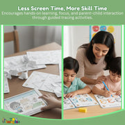 Toy Imagine Reusable Tracing Copybook Kit with Magic Pen for Kids 3-8