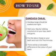 Brijbooti Dandasa - Datoon - Juglans - Walnut Tree Peel (Helps in teeth whitening) 200 Gr