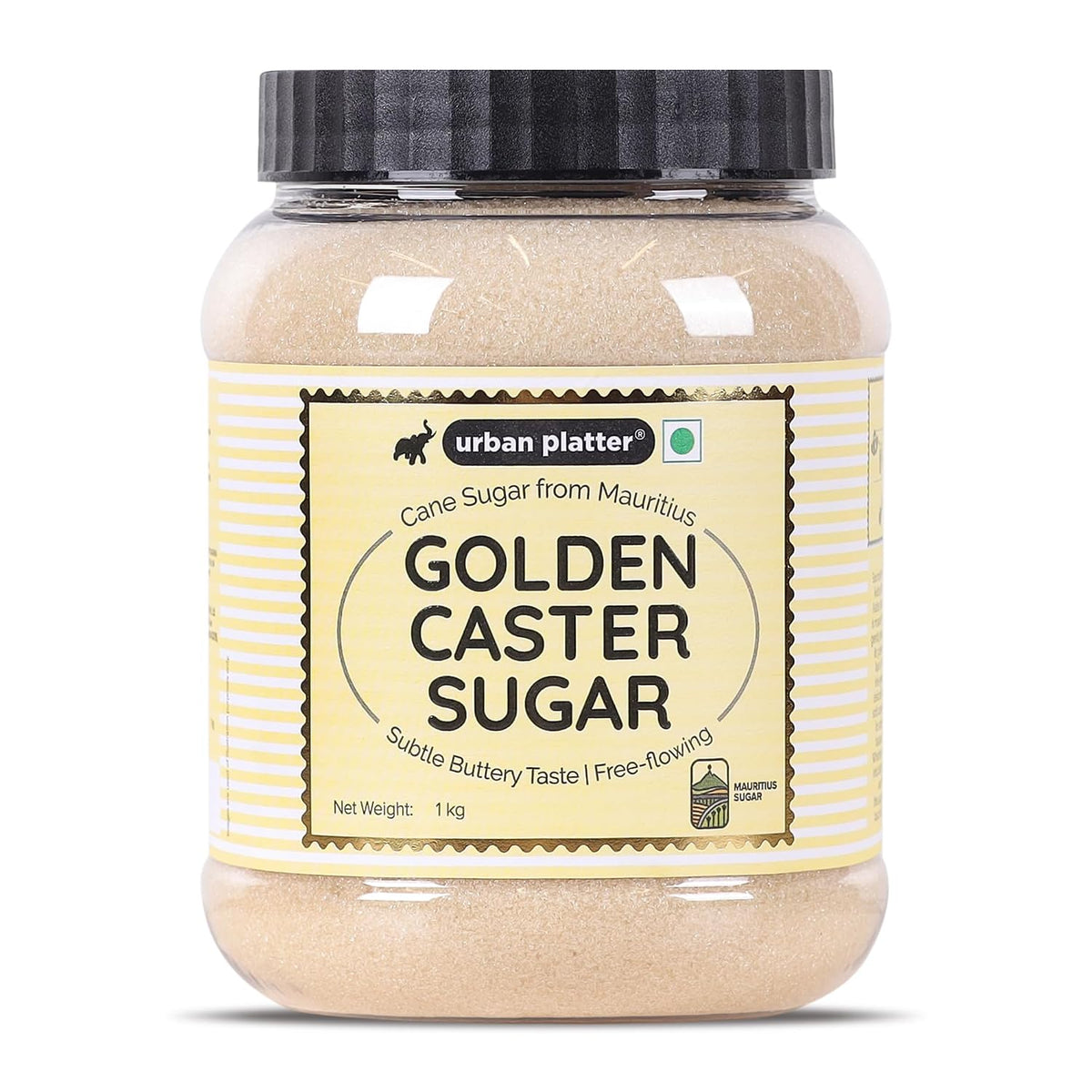 Urban Platter Mauritian Golden Caster Sugar, 1kg (Fine & Fluffy | Perfect for Cakes, Sponges & Whipped Desserts)