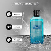 Bella Vita Luxury CEO Man & Skai Aquatic Body Wash Refreshing Shower Gel for Deep Cleansing, Hydrating & Moisturising Skin with Aloe Vera, 250 ml Each