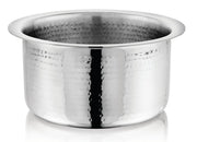 Vinod – Claro Heavy Gauge Stainless Steel Hammered Tope, 1.5 mm – Capacity 4600 ml