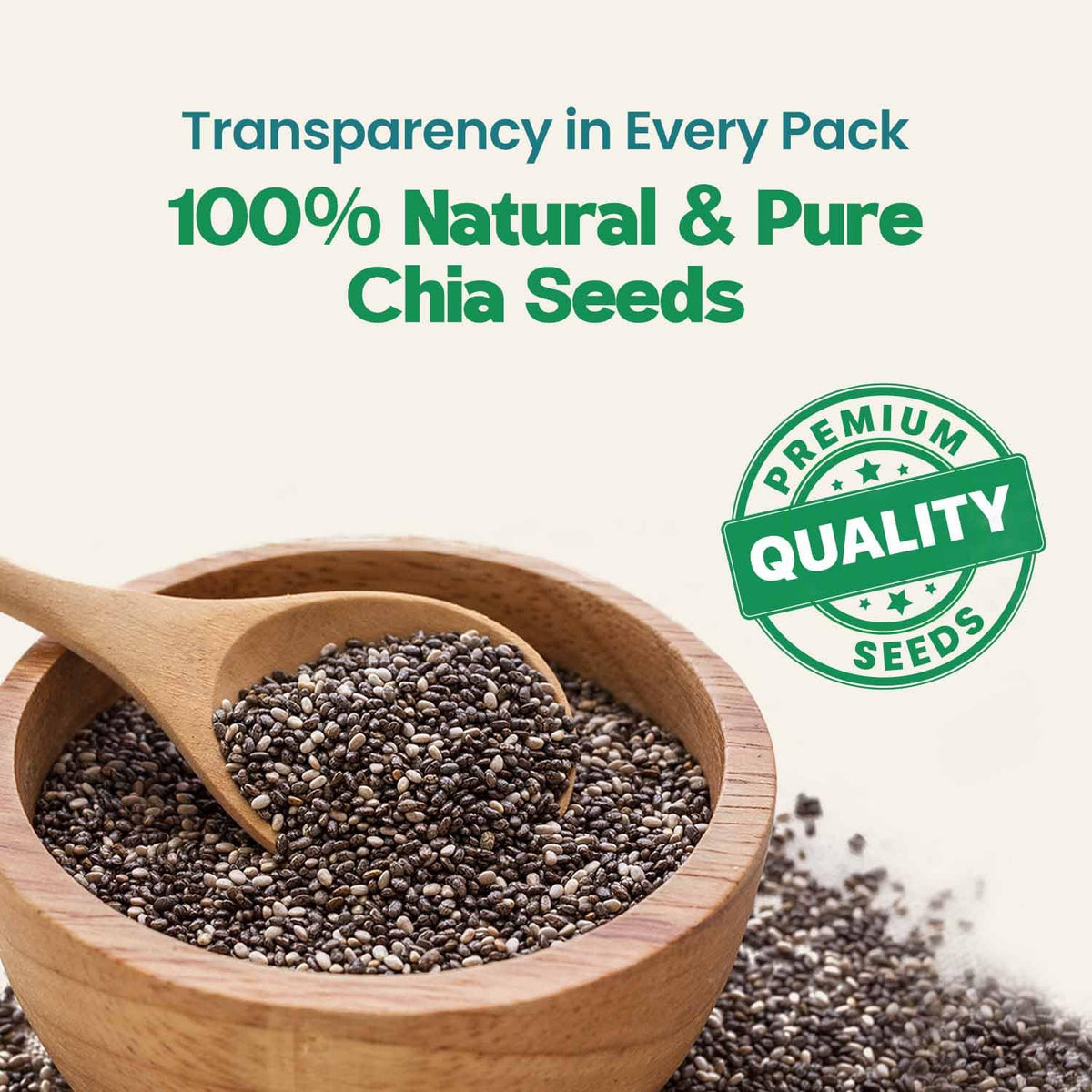 Zandu Chia Seeds, 200g I Premium & Raw Seeds I Rich in Omega-3 Fatty Acids I Helps in Weight Management
