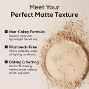 INSIGHT Professional Banana Powder (35g) | Oil Control Matte Finish | Long lasting Wear | Flashback free | Non Cakey Formula | Full Coverage for All Skin Types