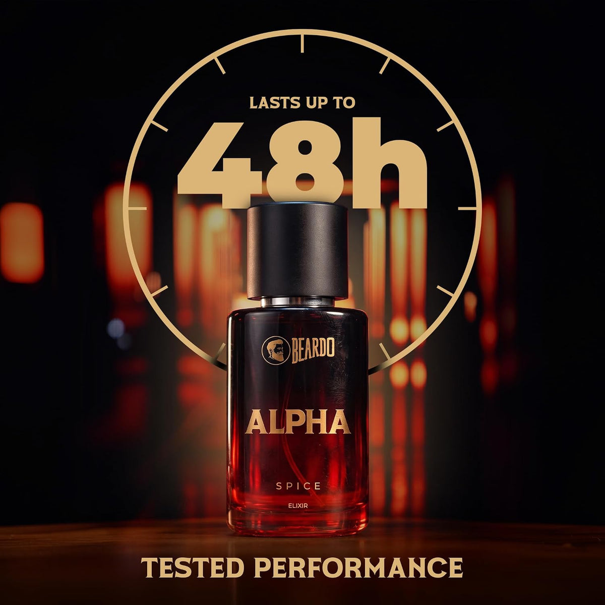 BEARDO Alpha Spice Elixir 30ml | Extrait De Parfum | Woody & Spicy Perfume For Men | Long Lasting Perfume | Premium Gift For Man | Gift For Husband | Boyfriend