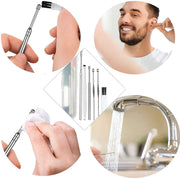 E-COSMOS® Ear Wax Cleaner - Resuable Ear Cleaner Tool Set with Storage Box - Ear Wax Remover Tool Kit with Ear Curette Cleaner and Spring Ear Buds Cleaner - 6 Pc, (EarCleaner6Pcs)