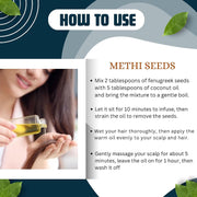 BrijBooti Birju Mahavir Methi Dana Seed 800 Gram | Methi seeds fenugreek | Fenugreek Seeds | Whole Methi Dana Seeds | Indian Spices
