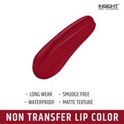 INSIGHT Non Transfer Lip Color, Matte Finish, 4ml - 21 Romance & Insight Non Transfer Lip Color, Matte Finish, 4ml (01 Joyfull)
