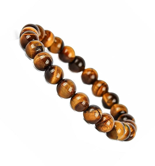 SHINDE EXPORTS Natural Tiger Eye Gemstone Crystal Bracelet for men and women