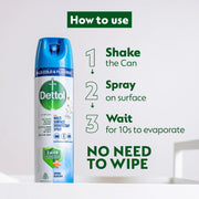 Dettol Disinfectant Sanitizer Spray Bottle | Kills 99.9% Germs & Viruses | Germ Kill on Hard and Soft Surfaces (Spring Blossom, 225ml)
