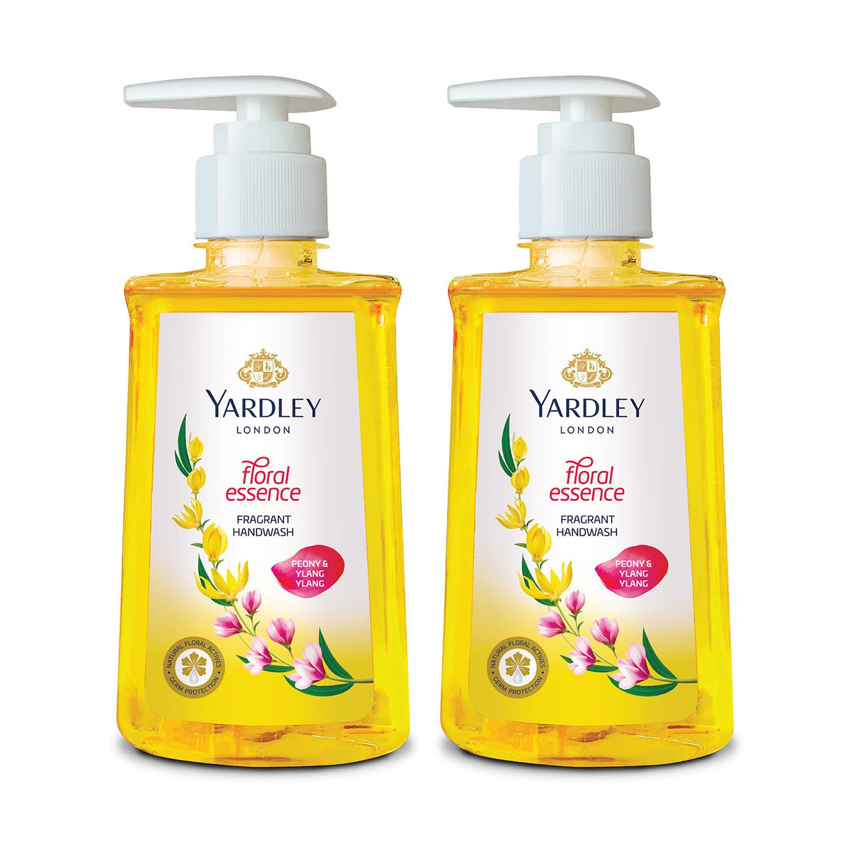 Yardley London Floral Essence Peony & ylang ylang Fragrant Handwash 200ml+200ml