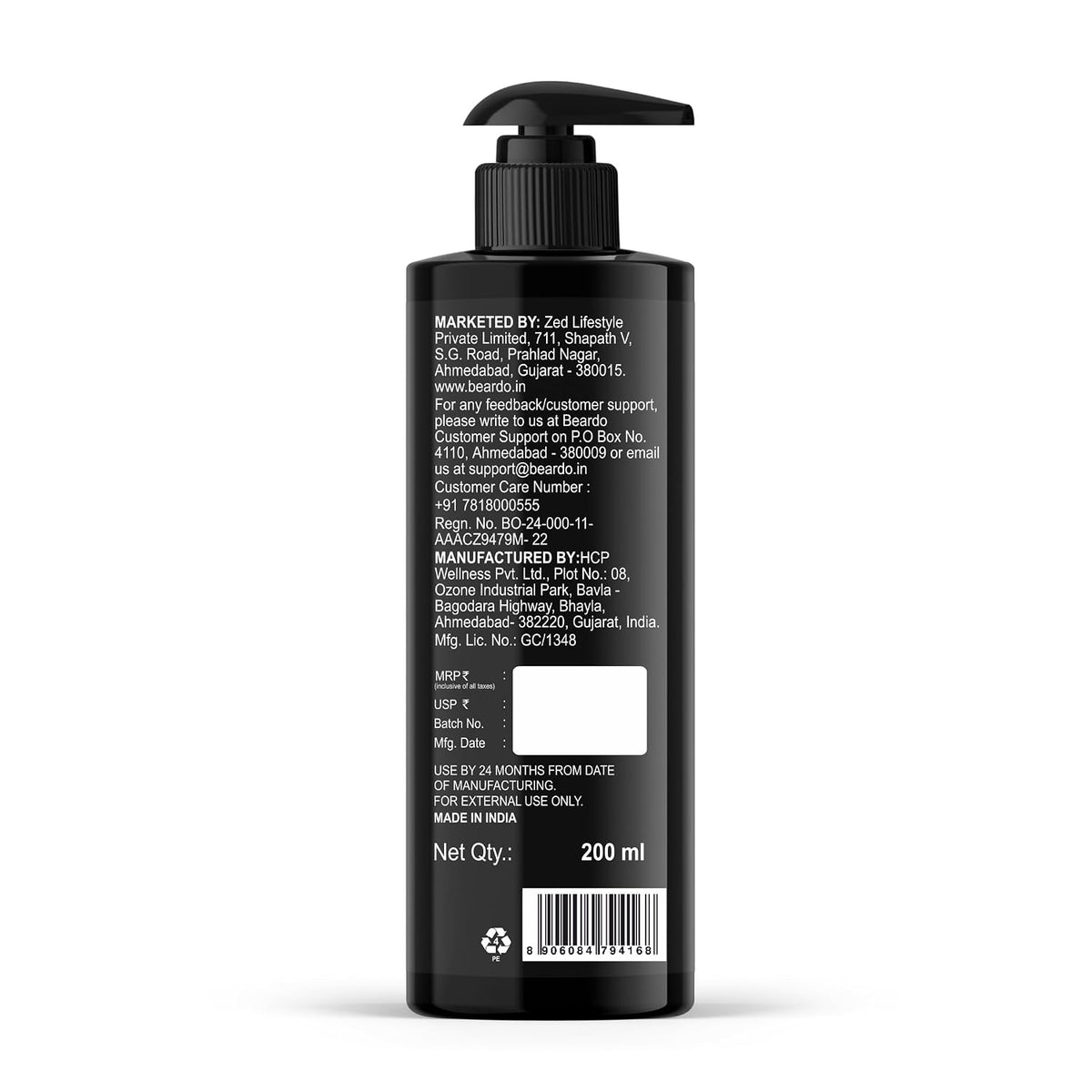 Beardo 3-in-1 Activated Charcoal Face Wash| Deep Cleanse, Exfoliate & Detoxify | All-in-One Face Wash for Oily Skin, Dirt & Pollution Removal | Oil Control Face wash for men 200ml