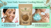 IndianJadiBooti Pure Khus Root Powder (Vetiver) for Glowing Skin, Acne Control, Prickly Heat Relief & DIY Ubtan - Raw Herbal Face Pack & Skin Treatment Mask (250 Grams)