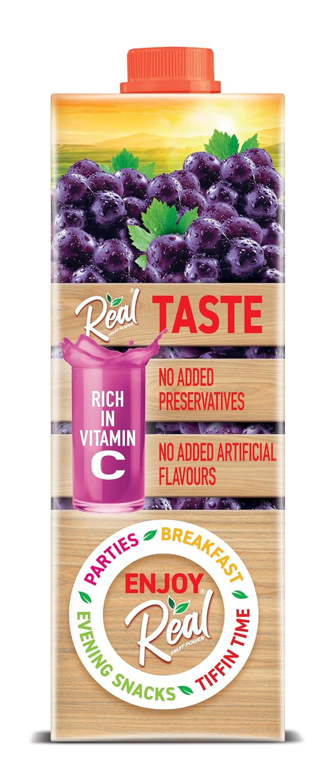 Dabur Real Fruit Power Grape Juice -1L