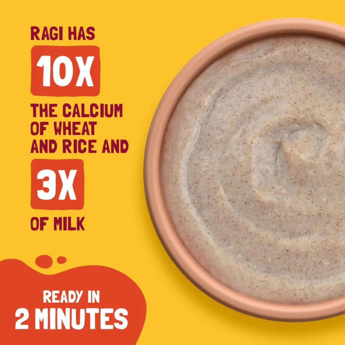 SLURRP FARM No Added Sugar Instant Cereal | Ragi, Rice and Mango with Milk, 200 Grams