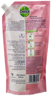 Dettol Liquid Handwash Skincare - 750 ml with Dettol Instant Hand Sanitizer - 50 ml