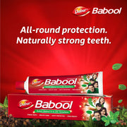 Dabur Babool Ayurvedic Toothpaste -700g (350g x 2, Pack of 2) | For Strong Teeth & Healthy Gums | Helps in Cavity Protection, Fresh Breathe | All Round Protection