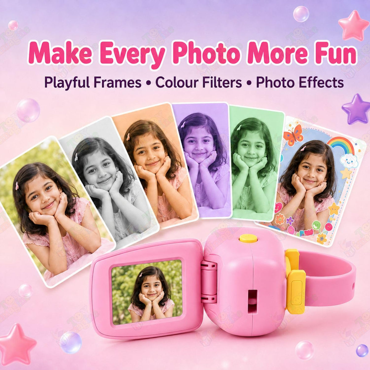 Toy Imagine Kids Digital Camera 1080P with 2-Inch Screen & Games