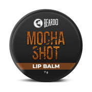 BEARDO Mocha Shot Lip Balm | Non Tinted Lip Balm For Men | For Soft Kissable Lips | Lip Care For Dry, Chapped & Cracked Lips | 7G, Brown