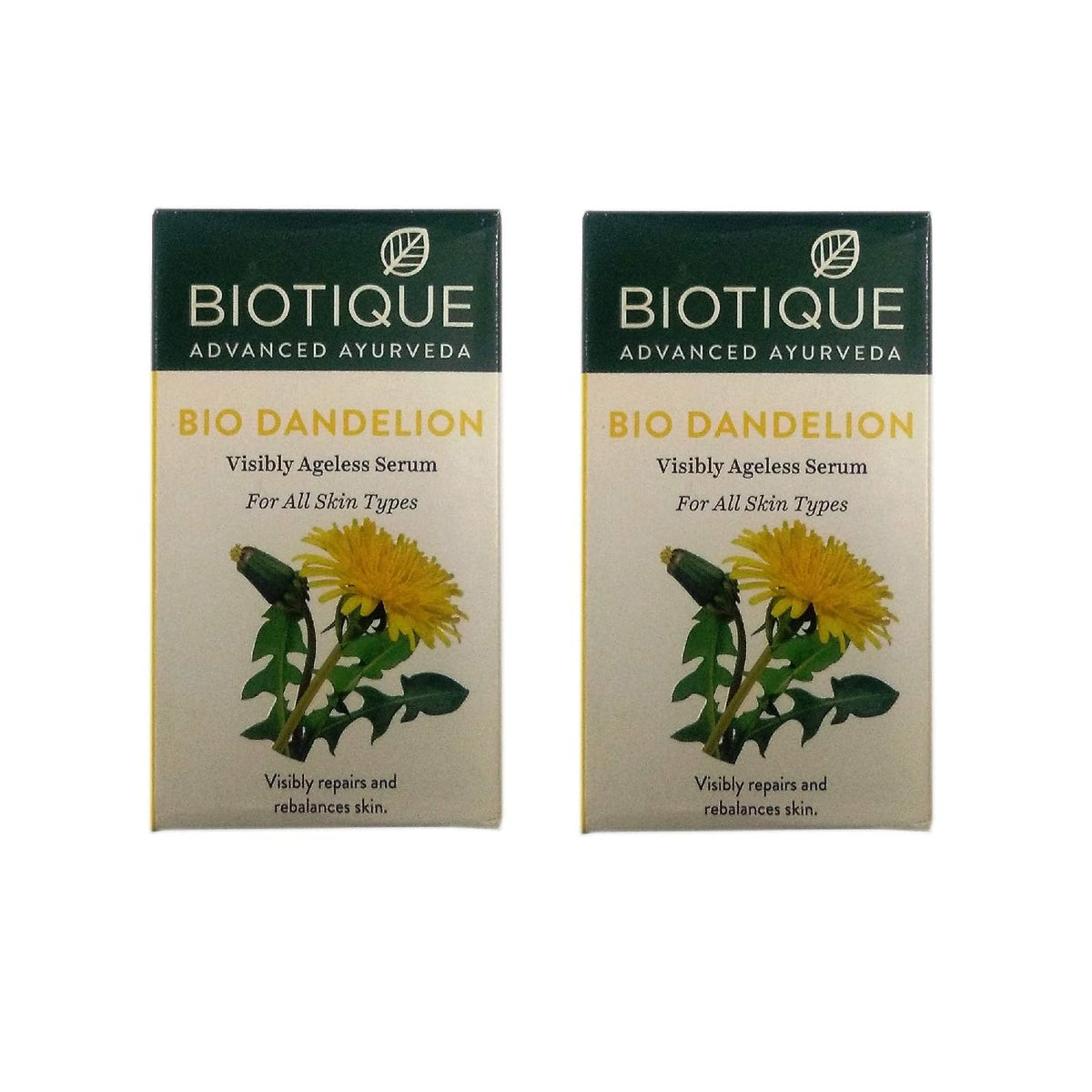 BIOTIQUE BIO DANDELION VISIBLY AGELESS SERUM 40ML