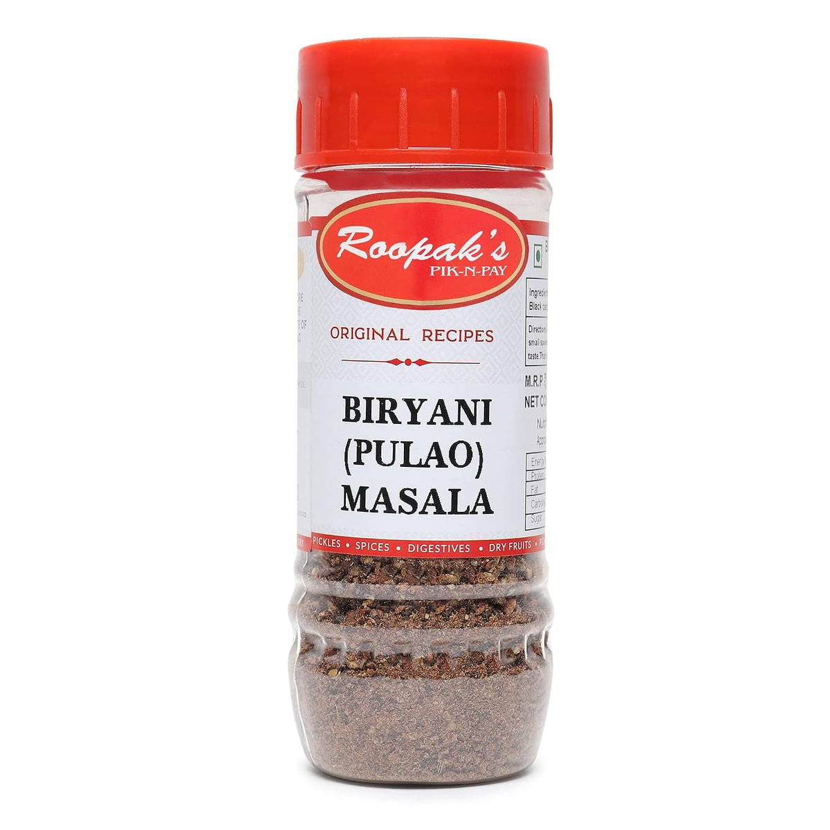 ROOPAK'S PIK-N-PAY -Combo Pack Of Biryani(Pulao)Masala + Makhni Dal Masala + Butter Chicken Masala(Pack Of 3,100Gm Each)