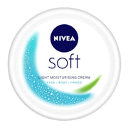 Nivea Body lotion, Nourishing Body Milk with 2x Almond Oil, 400 ml and Nivea Soft Light Moisturizer, Non Sticky Cream, 100 ml