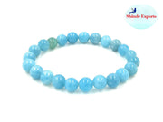 SHINDE EXPORTS Natural Aquamarine Gemstone Bracelet for men and women